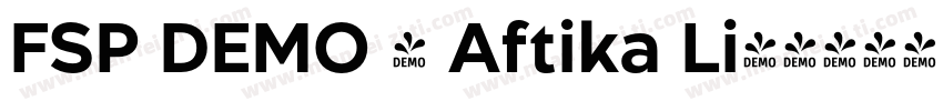 FSP DEMO - Aftika Li字体转换